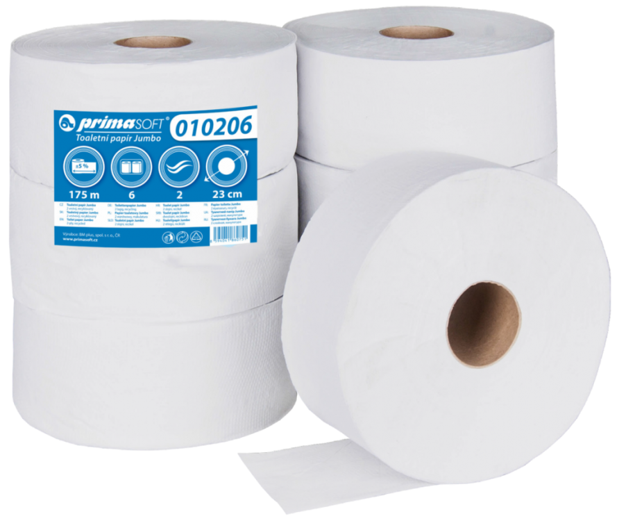Toaletní papír Jumbo 230 dvouvrstvý