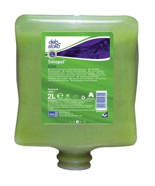 Mycí gel na ruce Solopol Lime 4x2 l