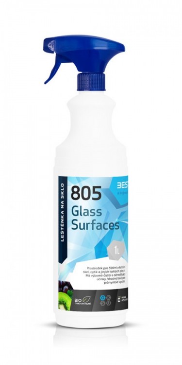 Čistící přípravek na okna a sklo Bestclean 805 Glass Surfaces, 1 L