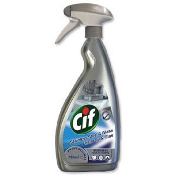 Cif Professional Stainless Steel and Glass 750 ml